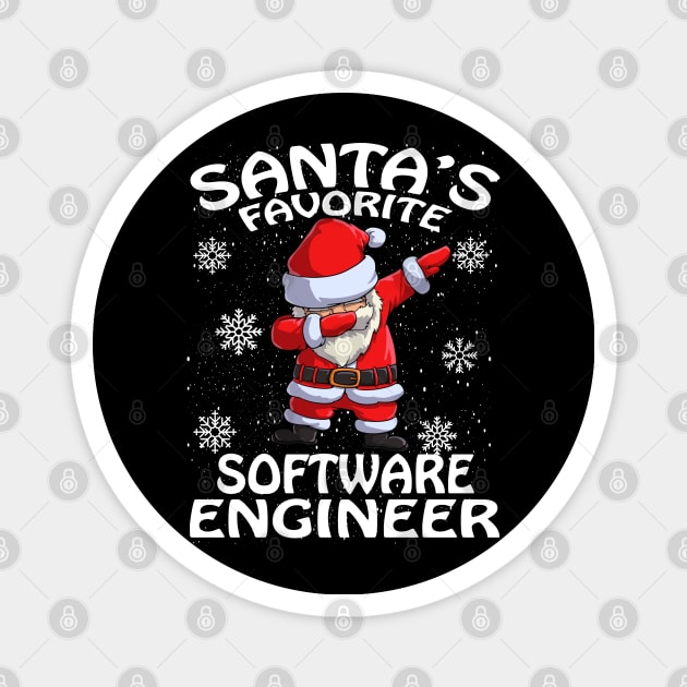 Santas Favorite Software Engineer Christmas Magnet by intelus